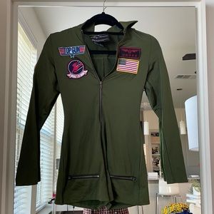 Women’s Top Gun Halloween Costume - Size Small